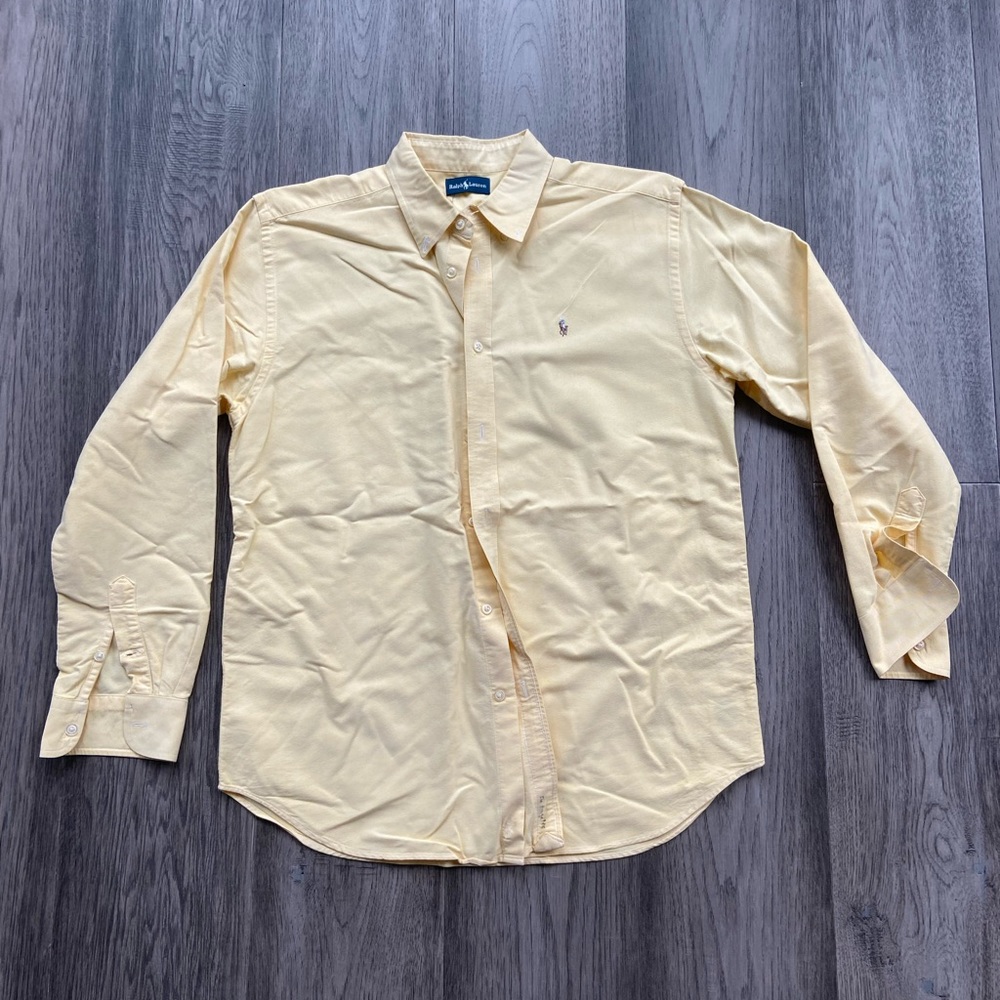 Ralph Lauren Yellow Button Down